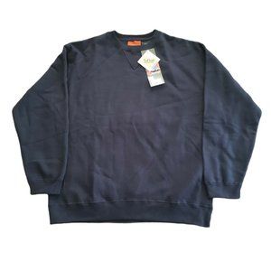 Vintage JEEP 90's Navy Blue Crewneck Sweatshirt Mens Cotton Blend Size Medium